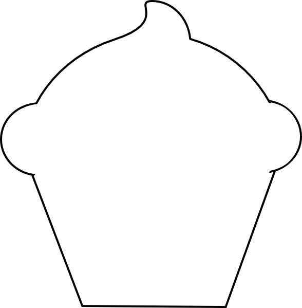 Cupcake clip art - vector clip art online, royalty free & public ...