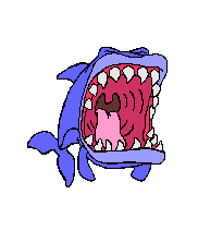 Fish swimming in clip art animations
