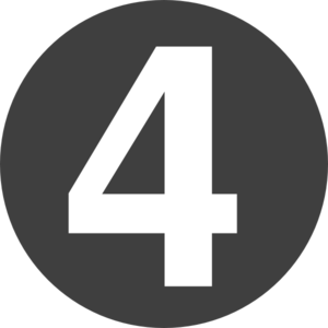 Number 4 Design clip art - vector clip art online, royalty free ...