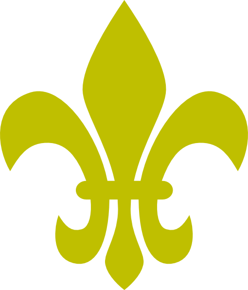 Gold Fleur De Lis clip art - vector clip art online, royalty free ...
