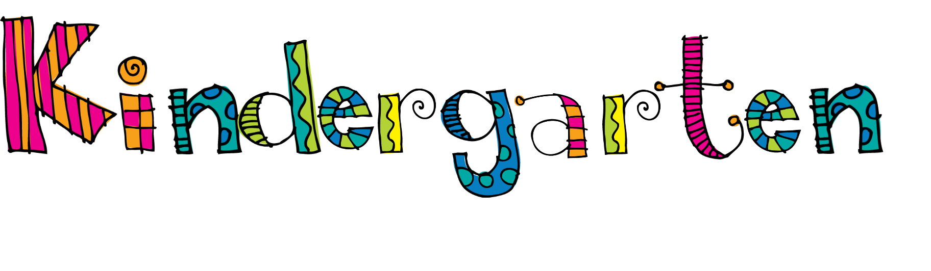 Welcome To Kindergarten Clipart