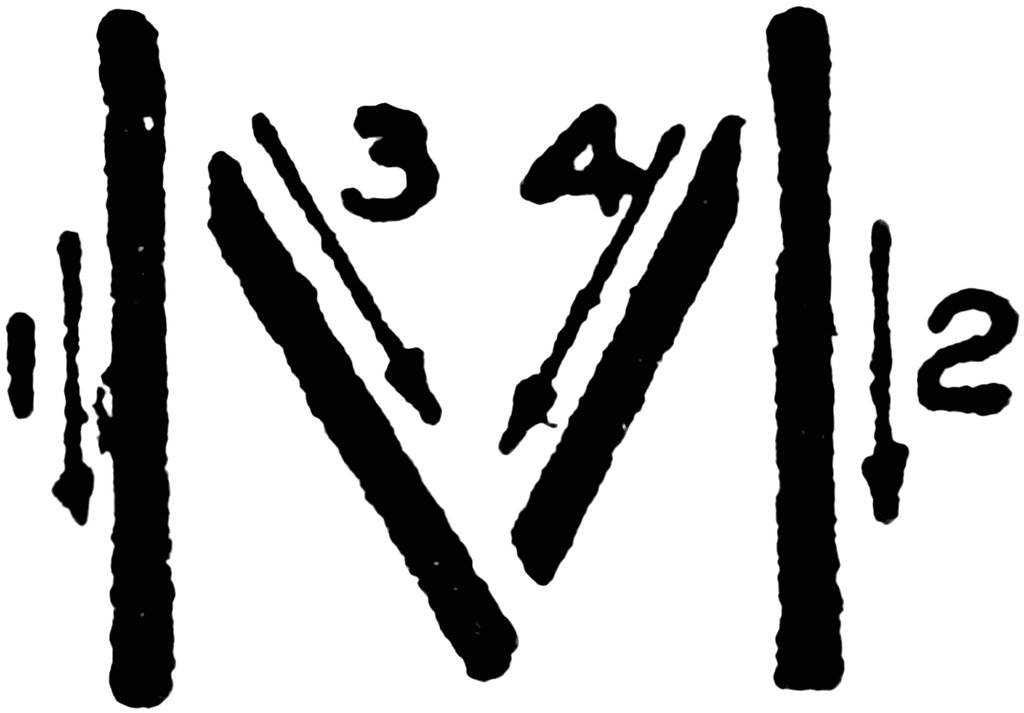 Commercial Gothic Letter M Second