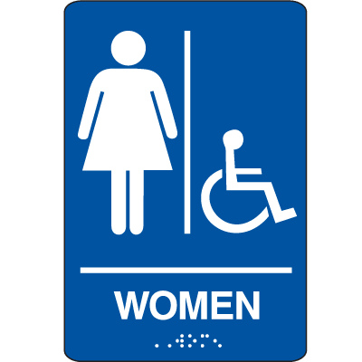 WoMENS RESTROOM SIGN
