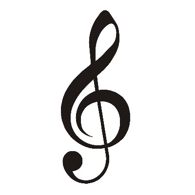 Clip art treble clef