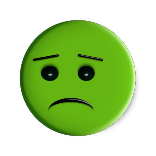 Green Sad Smiley - ClipArt Best