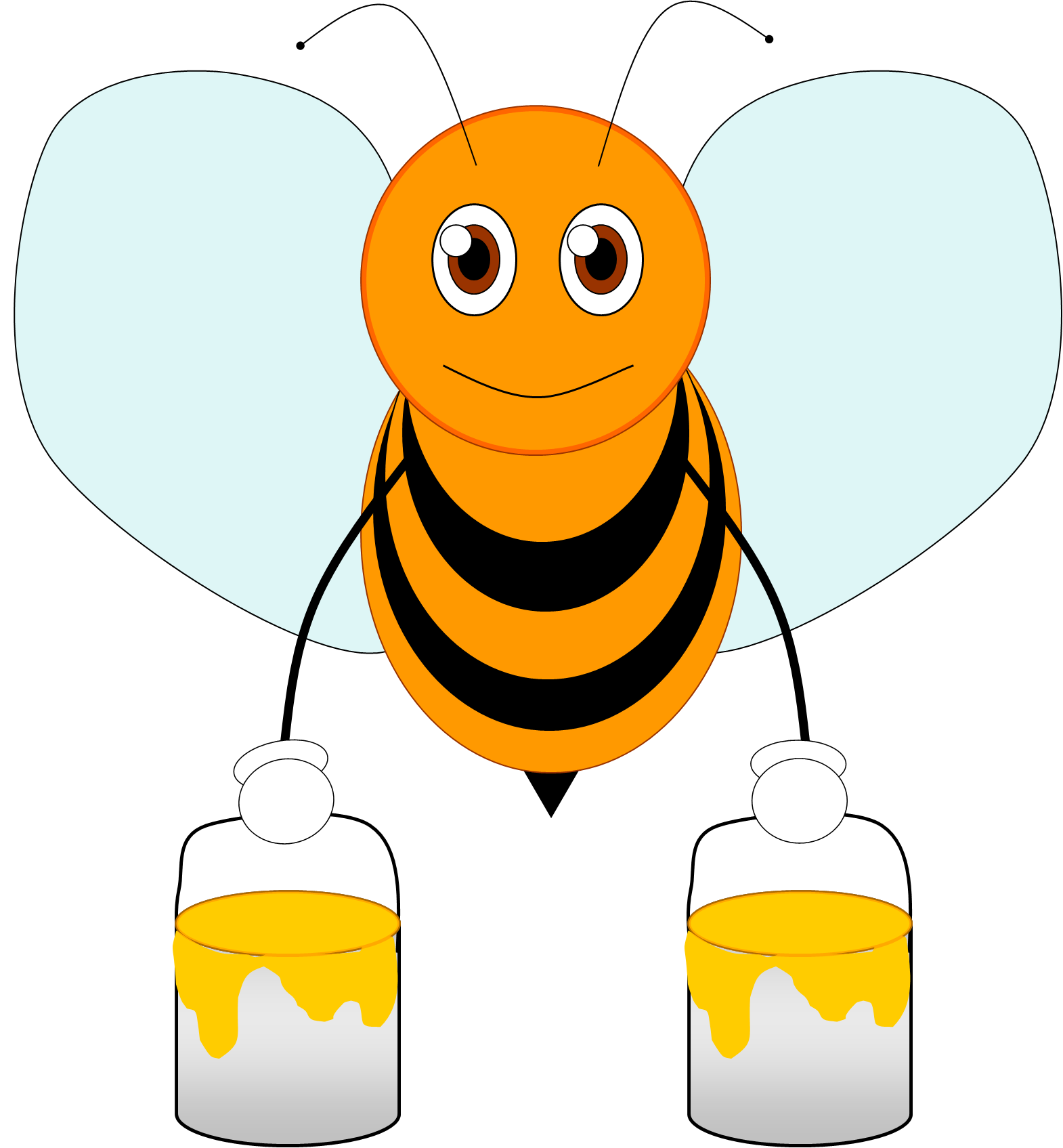 Pictures Of Animated Bees | Free Download Clip Art | Free Clip Art ...