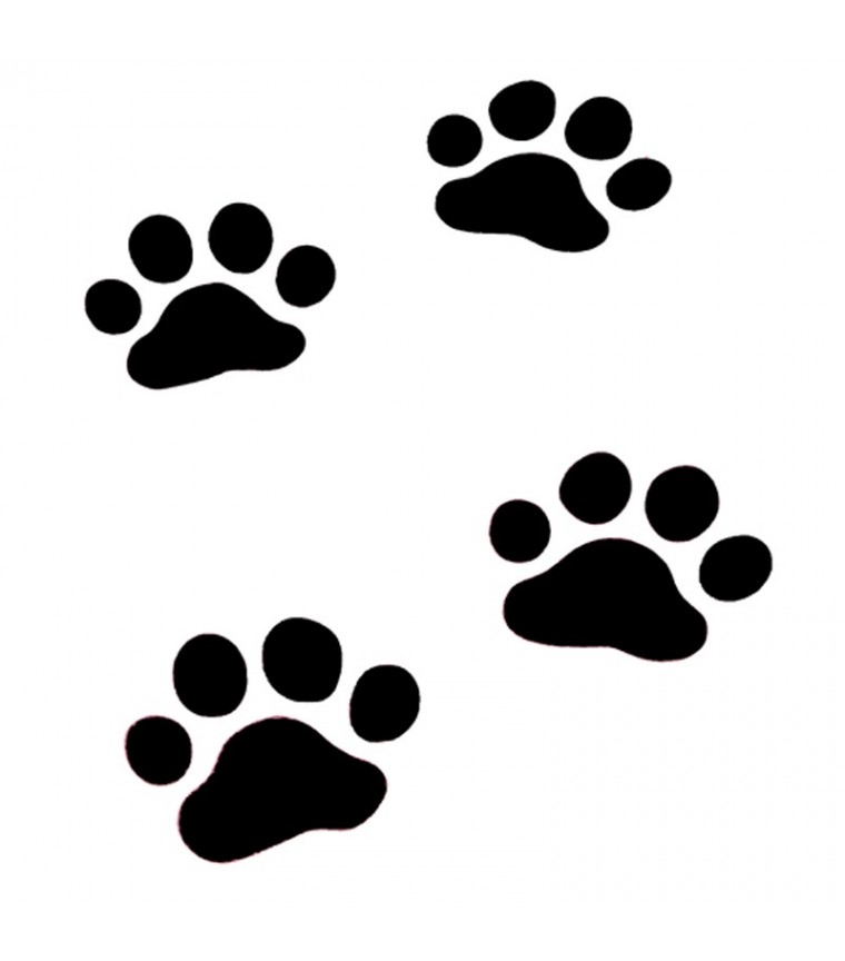 Stencil - Dog Paws