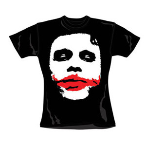 Batman T-Shirts, Batman T-Shirt - Joker Big Face - Polyvore