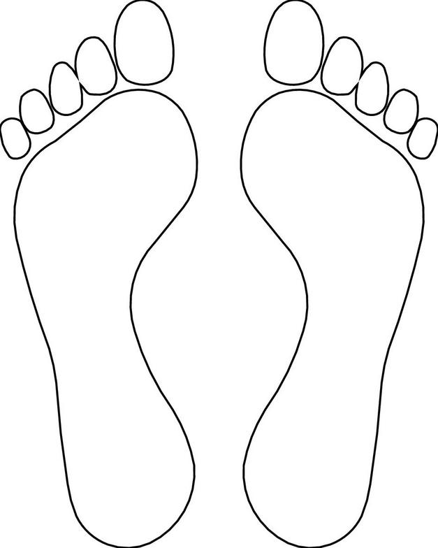 Outline Of A Footprint