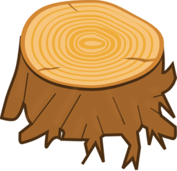 Cut Tree Trunk Clipart