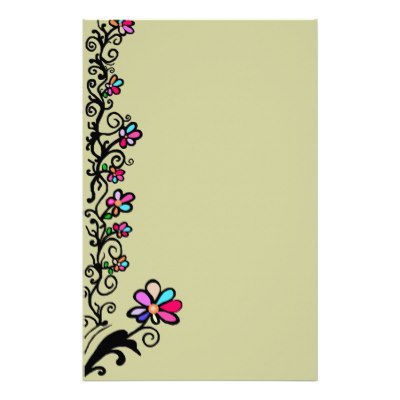 Flower Borders For Paper