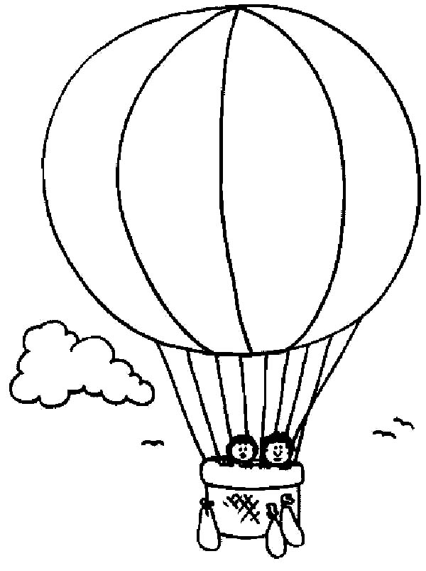 40 Hot Air Balloon Coloring Pages - ColoringStar