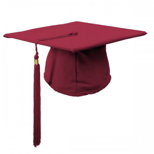 Children's Graduation Hat in Matt Finish with Tassel