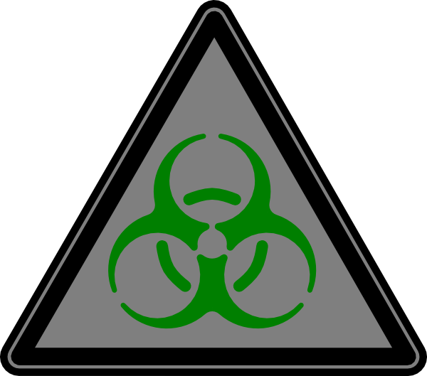 Green Biohazard clip art - vector clip art online, royalty free ...