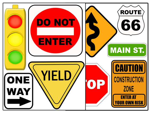 Printable Road Signs