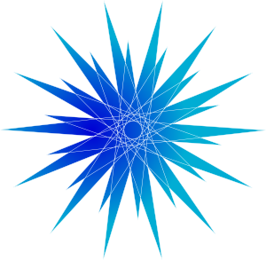 Special K Blue Star clip art - vector clip art online, royalty ...