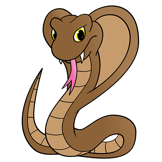 Cartoon Cobra Drawing Lesson