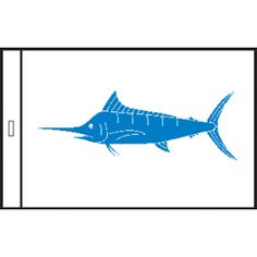 Blue, Blue marlin and Paintings