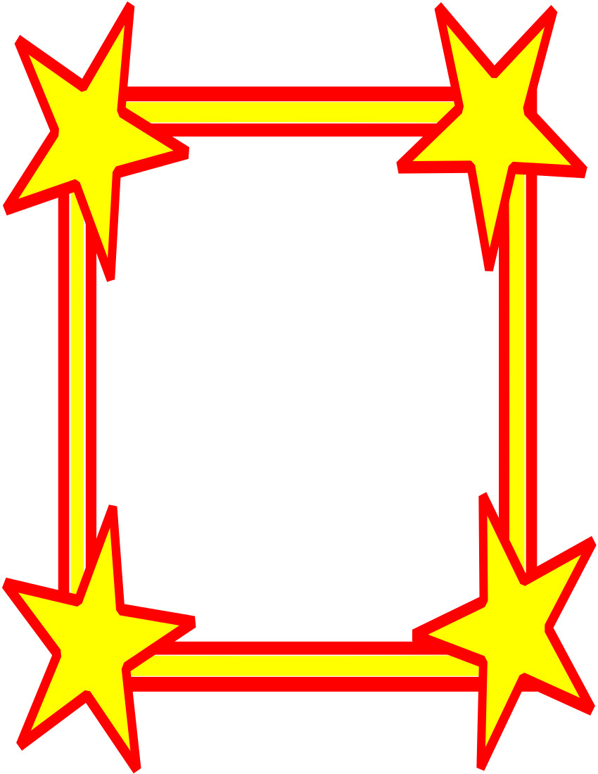 Superhero Border Clipart