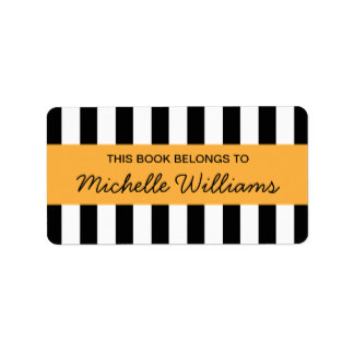 Book Plate Property Shipping, Address, & Return Address Labels ...