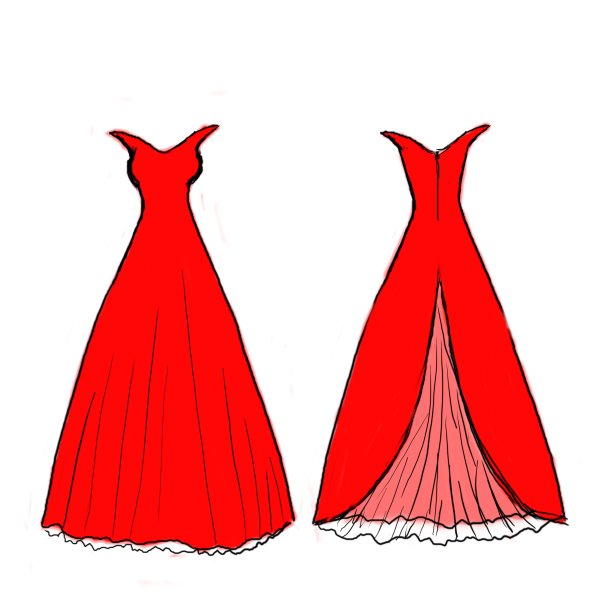 To draw, Dresses and How to draw