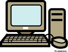 School Computer Clipart