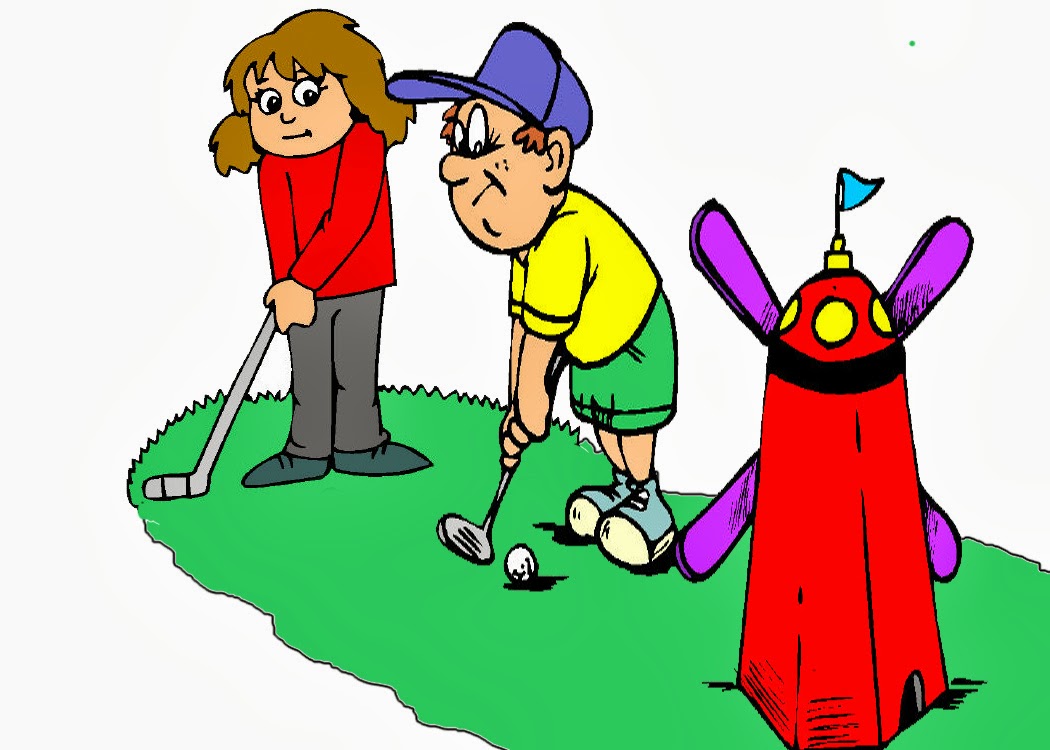 Crazy Golf Cartoon Images - Minigolf Golf Building Team Cartoon Crazy ...