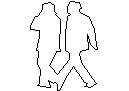 Group Outlines of People, Elevation - Draftsperson.