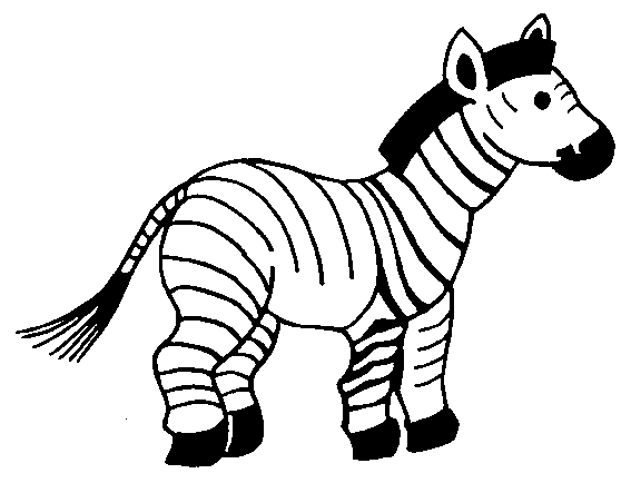 Zebra Line Drawing - ClipArt Best