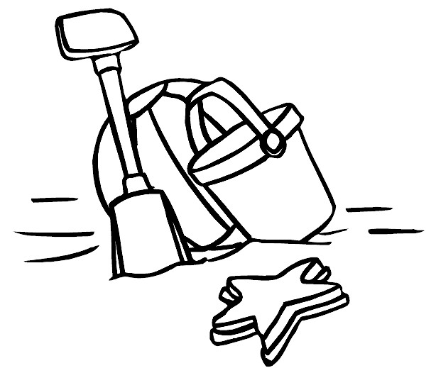 Kid Printables Free Puzzles - Beach Coloring Pages