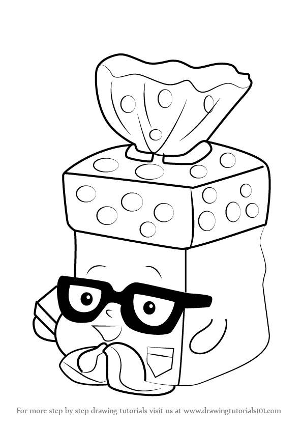 Learn How to Draw Bread Head from Shopkins (Shopkins) Step by Step ...