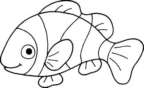 Fish Black And White Clipart - Tumundografico