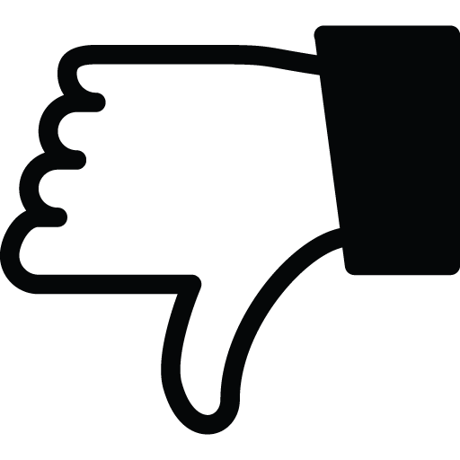 Dislike Vector Icon, 39420