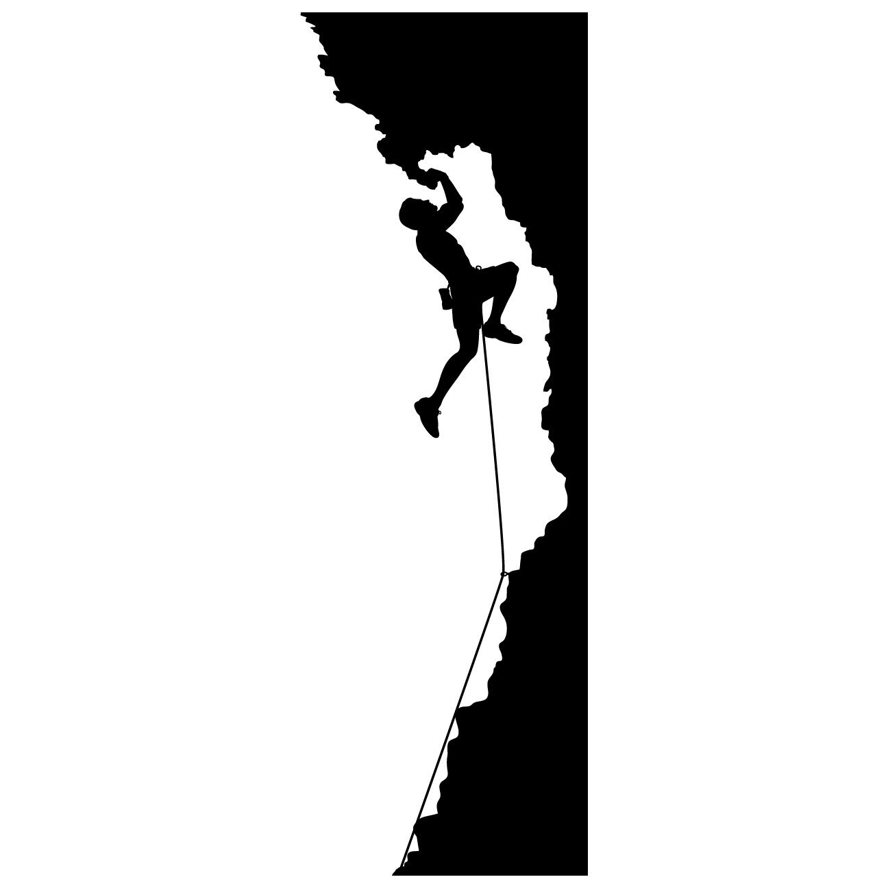 Mountain Climber Silhouette | Free Download Clip Art | Free Clip ...