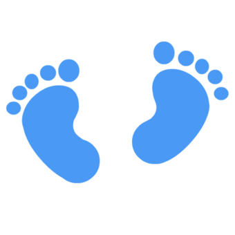 Baby Footprints Clipart