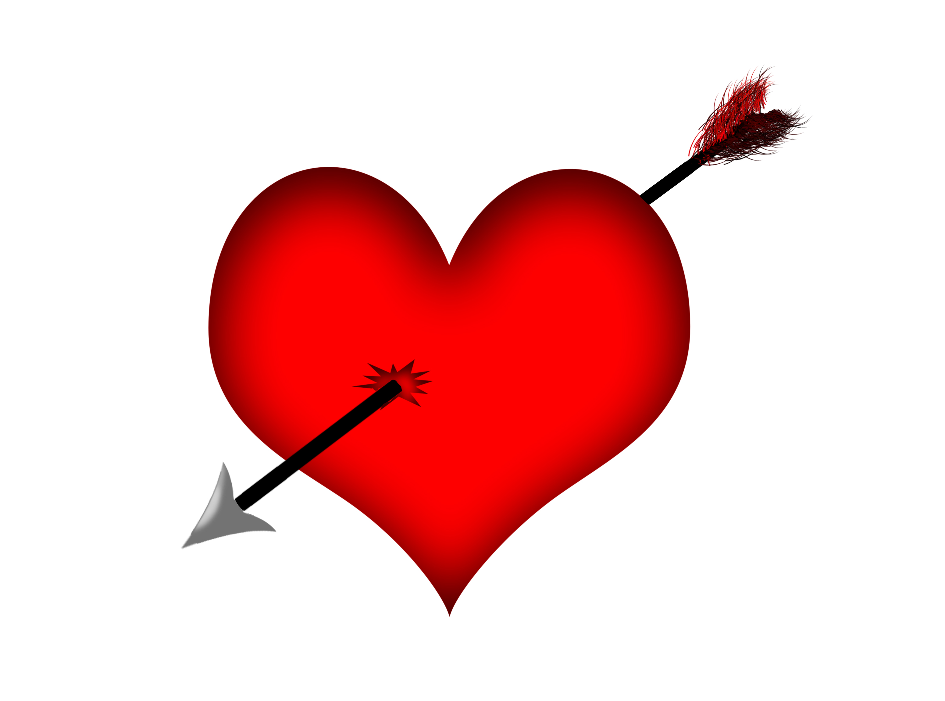Heart With An Arrow Through It - ClipArt Best