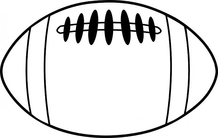 Football Outline Clipart