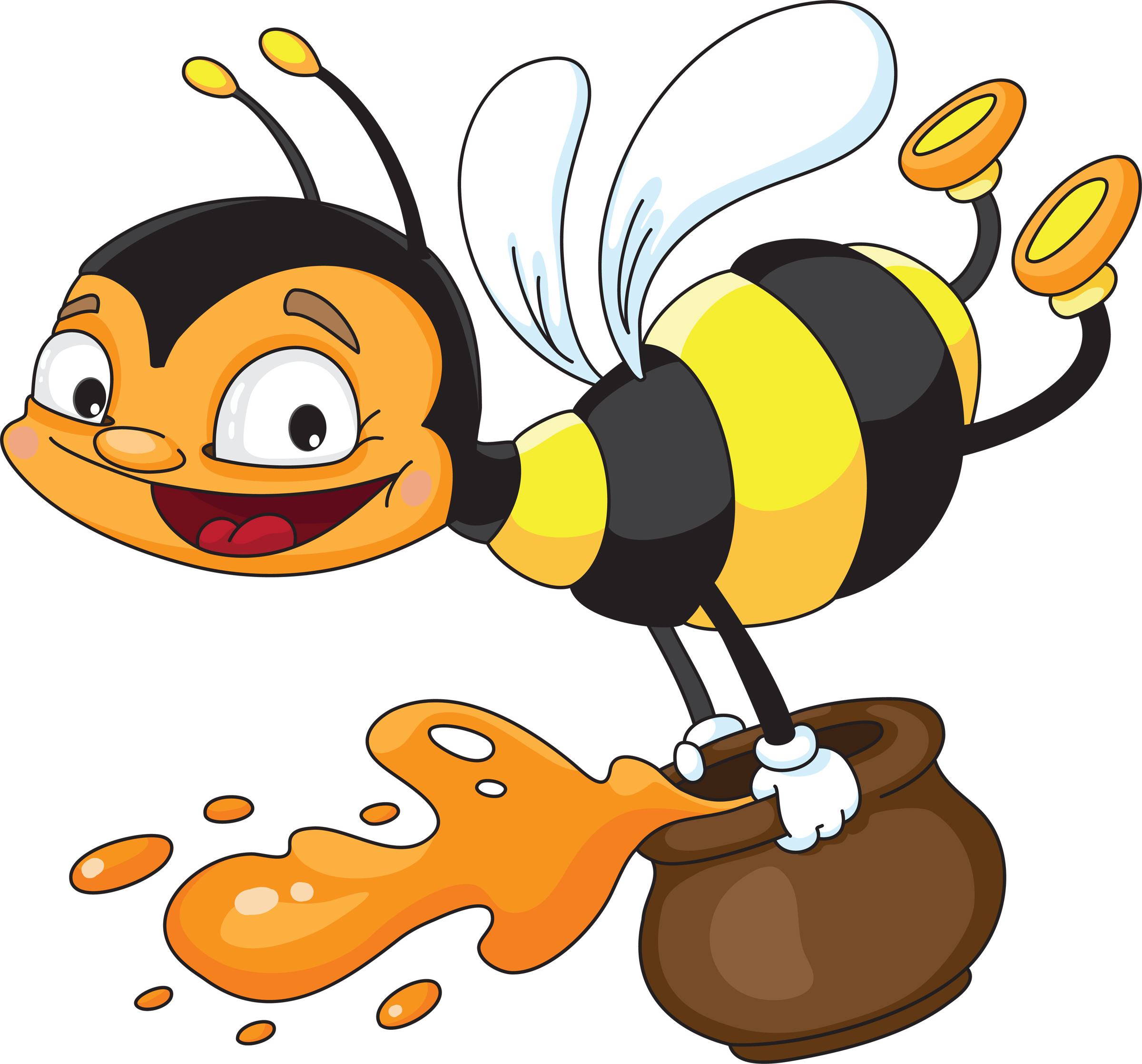 Busy bee clipart