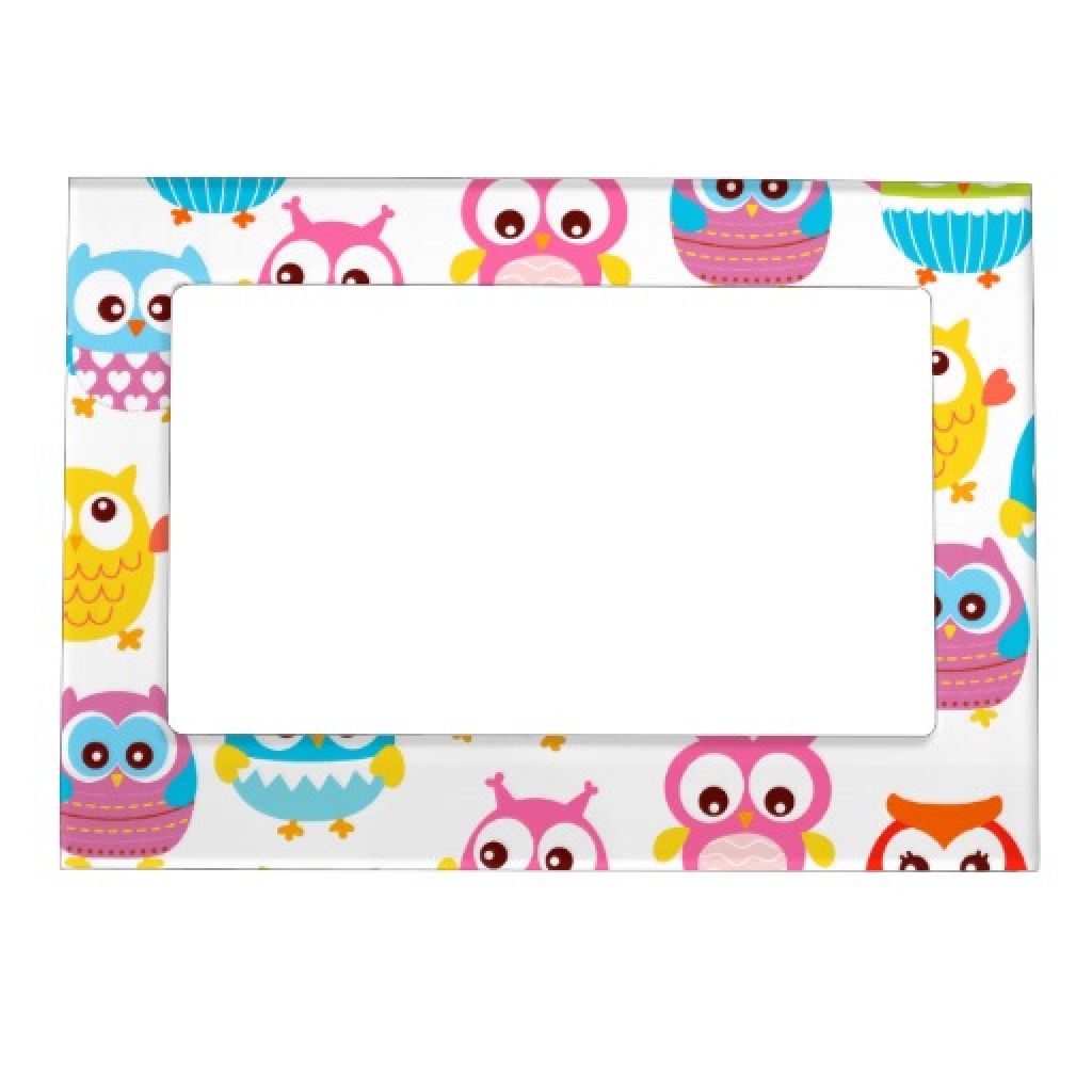 Cute Borders And Frame Design For Baby With Cartoon Decoration ...