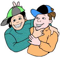 Best friends clipart boys