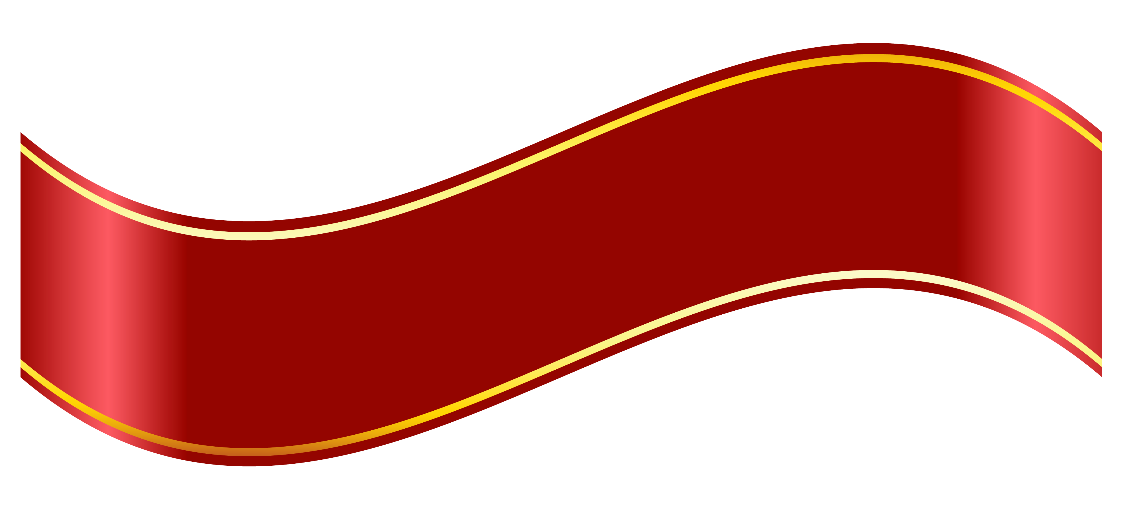 Red banner clipart
