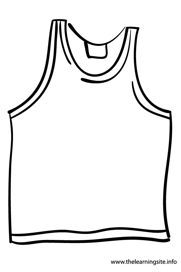 Shirt Coloring Clipart