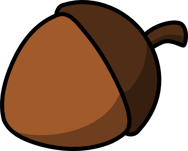 Cartoon Acorn Clip Art - vector clip art online ...