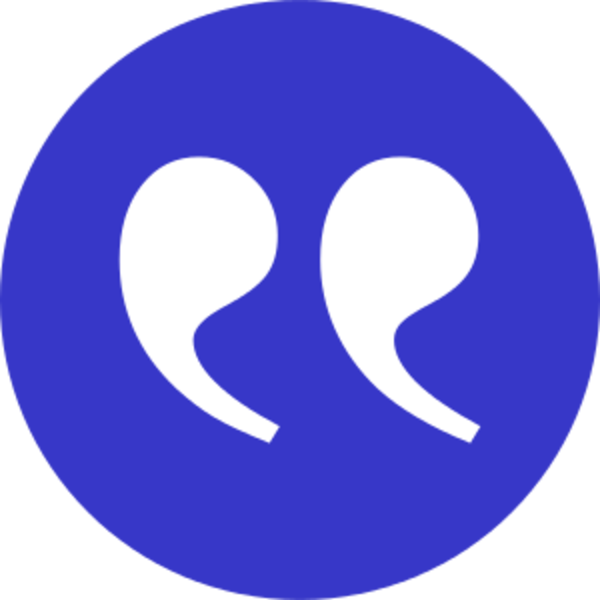 Open quotation mark - vector Clip Art