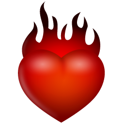 Fire Icon | Valentine Iconset | Custom Icon Design