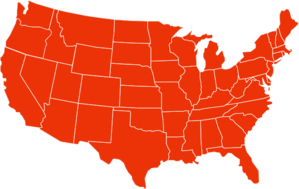 Blank Gray Usa Map White Lines clip art - vector clip art online ...