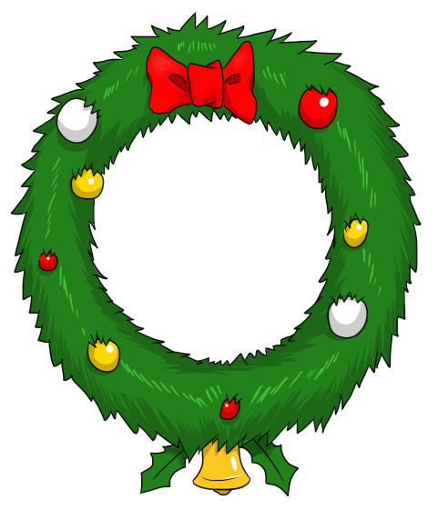 Free to Use & Public Domain Christmas Wreath Clip Art