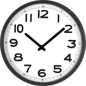 MIUI Spiral Analog Clock