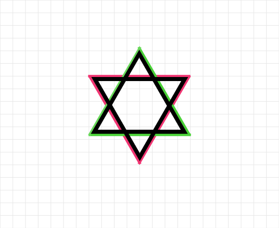 Star of David Drawing Tutorial