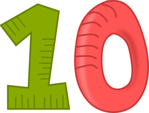 Number 10 Clip Art - vector clip art online, royalty ...